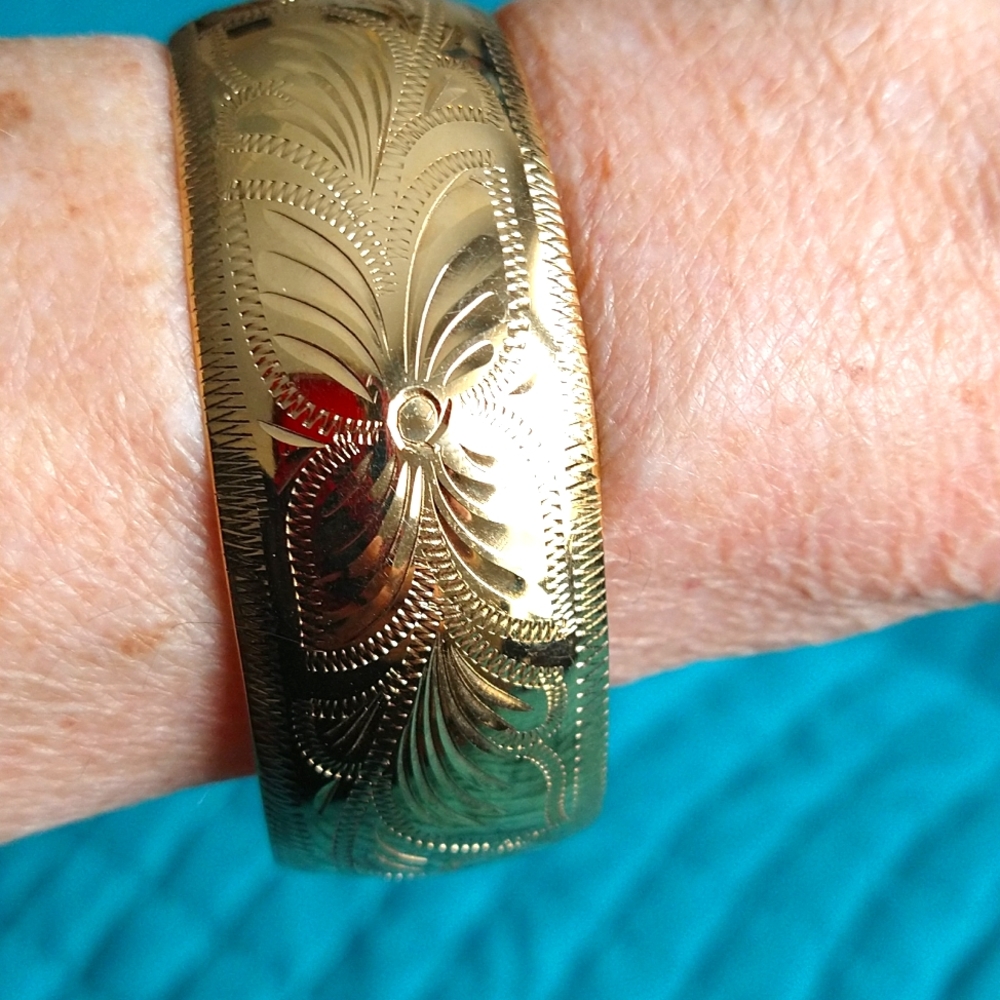 Gold Plated Cuff Bracelet